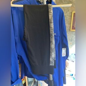 Body Form Sport Leggings, black and Gray, Size L/XL